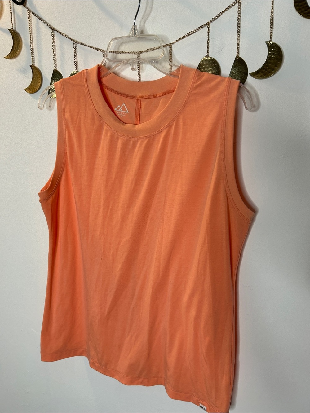 Wild Rye Coral Sleeveless Biking Tank